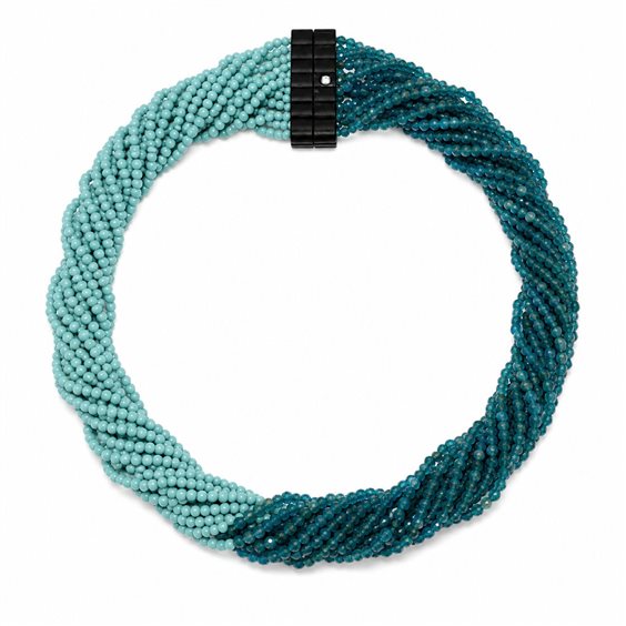 Collier Rajola Femme in Pierres semi-précieuses Turchese  Ct 54-504-1 - 54-504-1